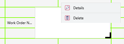 Custom Fields Details and Delete options