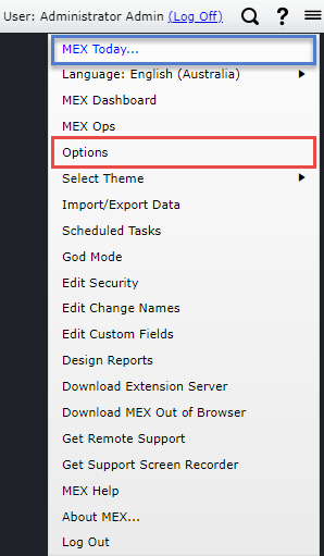 Accesing MEX Today on Browser